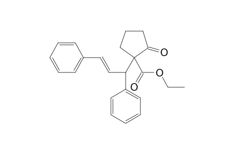 (E)-ethyl 1-(1,3-diphenylallyl)-2-oxocyclopentanecarboxylate