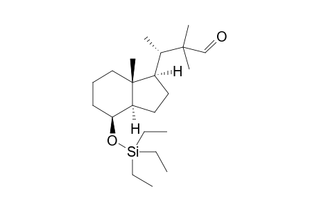 (8S,20S)-Des-A,B-20-(1',1'-dimethyl-2'-oxo-ethyl)-8-[(triethylsilyl)oxy]-pregnane