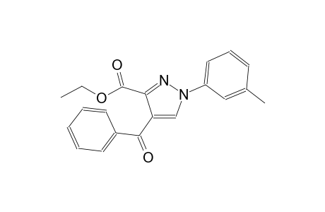 4-Benzoyl-1-m-tolyl-1H-pyrazole-3-carboxylic acid ethyl ester