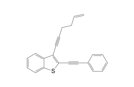 3-(Hex-5-en-1-ynyl)-2-(phenylethynyl)benzo[b]thiophene