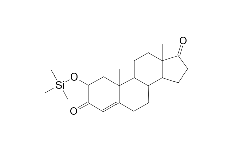Androst-4-ene-3,17-dione, 2-[(trimethylsilyl)oxy]-, (2.beta.)-