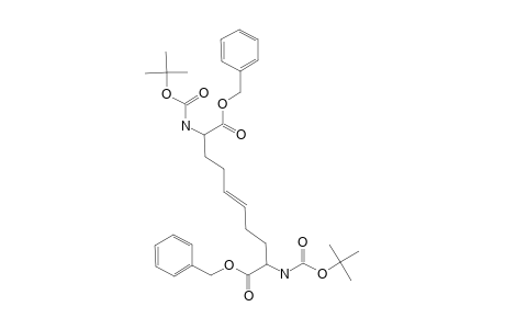 DIBENZYL-TRANS-2,9-BIS-(TERT.-BUTOXYCARBONYLAMINO)-DEC-5-ENEDIOATE