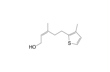 (Z)-3-methyl-5-(3-methyl-thiophen-2-yl)pent-2-en-1-ol