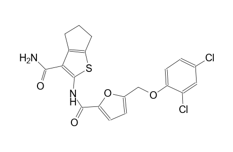 N-[3-(aminocarbonyl)-5,6-dihydro-4H-cyclopenta[b]thien-2-yl]-5-[(2,4-dichlorophenoxy)methyl]-2-furamide