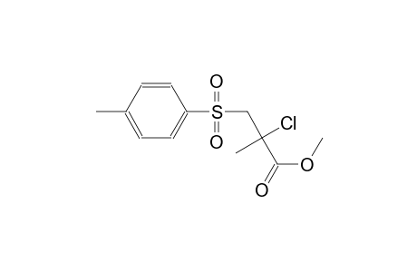 propanoic acid, 2-chloro-2-methyl-3-[(4-methylphenyl)sulfonyl]-, methyl ester