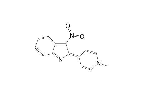 2-(1-Methyl-4-pyridinylidene)-3-nitroindole