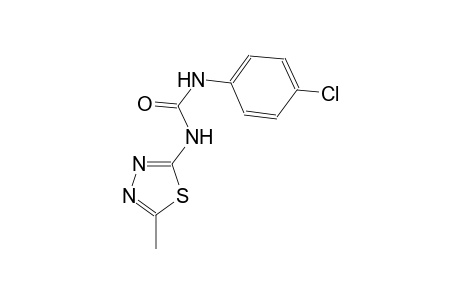 N-(4-chlorophenyl)-N'-(5-methyl-1,3,4-thiadiazol-2-yl)urea
