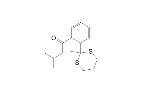 3-Methyl-1-[6-(2-methyl-1,3-dithian-2-yl)cyclohexa-2,4-dien-1-yl]butan-1-one