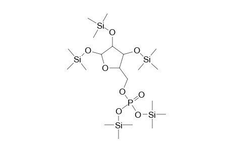 Ribofuranose O-phosphate, penta-TMS