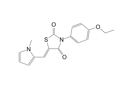 (5Z)-3-(4-ethoxyphenyl)-5-[(1-methyl-1H-pyrrol-2-yl)methylene]-1,3-thiazolidine-2,4-dione
