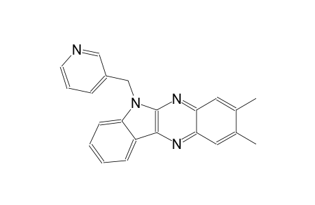6H-indolo[2,3-b]quinoxaline, 2,3-dimethyl-6-(3-pyridinylmethyl)-