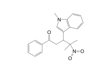 4-Methyl-3-(1'-methylindol-3'-yl)-4-nitro-1-phenylpentan-1-one