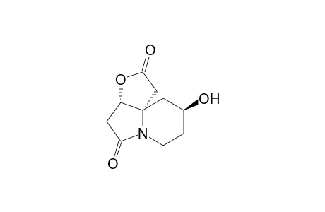 (3aS,9S,10aS)-9-Hydroxy-hexahydro-furo[3,2-i]indolizine-2,5-dione