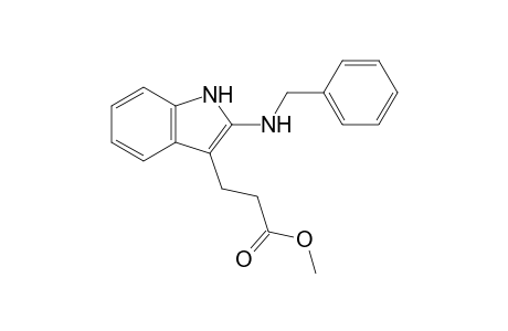 Methyl 2-[N-benzylamino]-3-indolylpropanoate