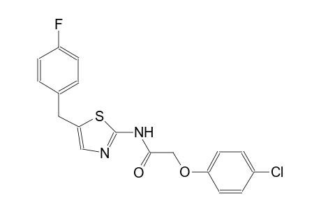 acetamide, 2-(4-chlorophenoxy)-N-[5-[(4-fluorophenyl)methyl]-2-thiazolyl]-