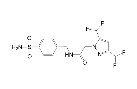 N-[4-(aminosulfonyl)benzyl]-2-[3,5-bis(difluoromethyl)-1H-pyrazol-1-yl]acetamide