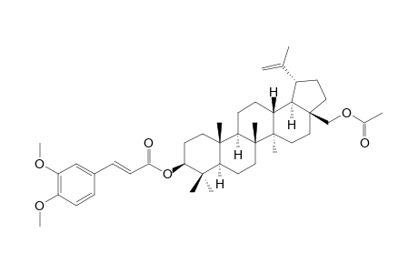 3.beta.-(3',4'-Dimethoxycinnamyloxy)-lup-20(29)-en-28-yl-acetate