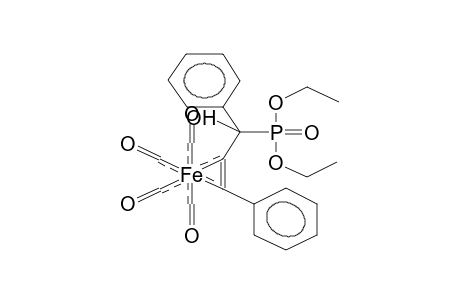 TETRACARBONYL[3-DIETHOXYPHOSPHORYL-1,3-DIPHENYL-3-HYDROXYPROPENE-1]IRON