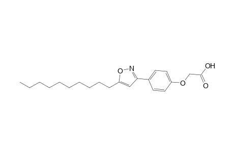 [4-(5-Decylisoxazol-3-yl)phenoxy]acetic acid