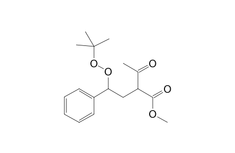 Methyl 2-acetyl-4-(tert-butylperoxy)-4-phenylbutanoate