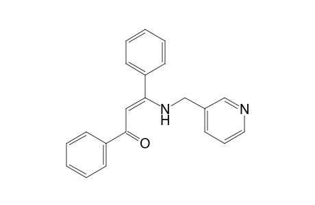 (2Z)-1,3-Diphenyl-3-[(3-pyridylmethyl)amino]-2-propen-1-one