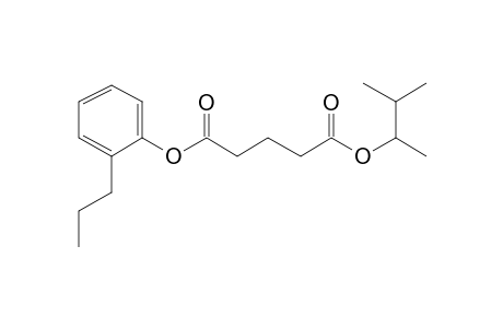 Glutaric acid, 3-methylbut-2-yl 2-propylphenyl ester