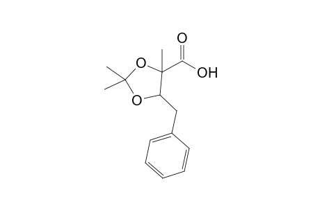 5-Benzyl-2,2,4-trimethyl-1,3-dioxolane-4-carboxylic acid