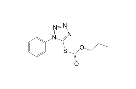 Carbonothioic acid, S-(1-phenyl-1H-tetrazol-5-yl) O-propyl ester