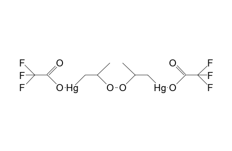 Bis([trifluoroacetoxy-mercurio]-isopropyl) peroxide