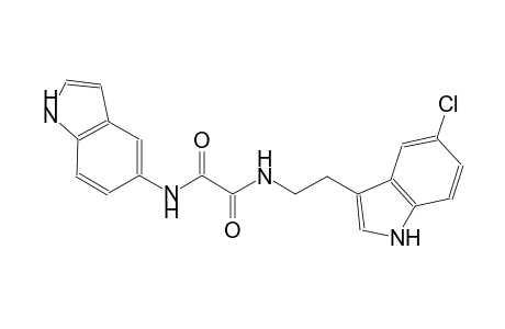 ethanediamide, N~1~-[2-(5-chloro-1H-indol-3-yl)ethyl]-N~2~-(1H-indol-5-yl)-