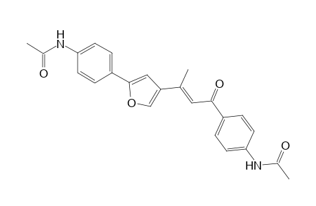 N-(4-{4-[3-(4-acetylaminophenyl)-1-methyl-3-oxopropenyl]furan-2-yl}phenyl)acetamide
