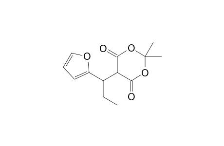 5-[1-(2-Furyl)propyl]-2,2-dimethyl-1,3-dioxane-4,6-dione