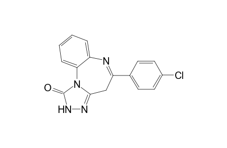 5-(4-Chlorophenyl)-2,4-dihydro-[1,2,4]triazolo[4,3-a][1,5]benzodiazepin-1-one