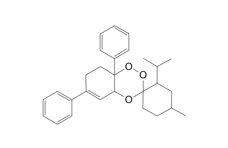 (4'aRS,7'aRS)-4'a,7'a,8',8'a-Tetrahydro-2-isopropyl-4-methyl-6',8'a-diphenylspiro[cyclohexane-1,3'-cyclohexa-[1,2,4]trioxine]