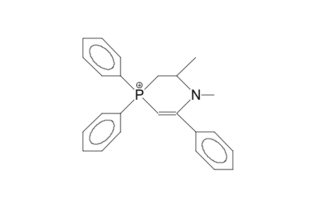 1,2-Dimethyl-4,4,6-triphenyl-1,2,3,4-tetrahydro-1,4-azaphosphorinium cation