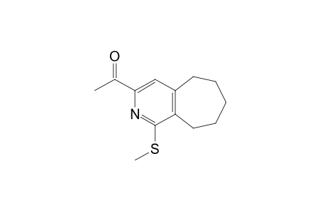 1-(1-Methylthio-6,7,8,9-tetrahydro-5H-cyclohepta[c]pyridin-3-yl)ethanone