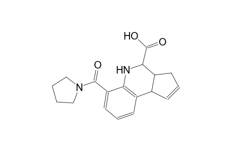 3H-cyclopenta[c]quinoline-4-carboxylic acid, 3a,4,5,9b-tetrahydro-6-(1-pyrrolidinylcarbonyl)-