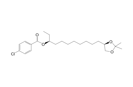 (1S,9R)-4-Chlorobenzoic acid 9-(2,2-Dimethyl[1,3]dioxolan-4-yl)-1-ethylnonyl ester