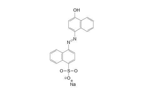 1-Naphthalenesulfonic acid, 4-[(4-hydroxy-1-naphthalenyl)azo]-, monosodium salt