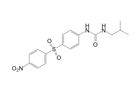 1-isobutyl-3-{p-[(p-nitrophenyl)sulfonyl]phenyl}urea