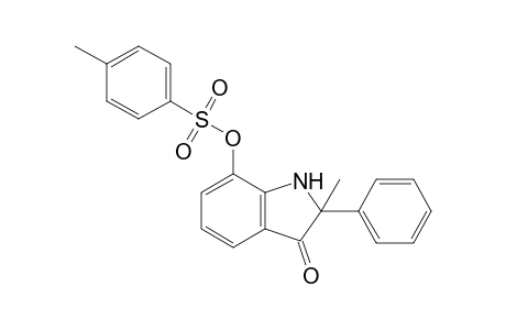 (2-methyl-3-oxidanylidene-2-phenyl-1H-indol-7-yl) 4-methylbenzenesulfonate