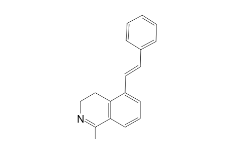 1-Methyl-5-[(E)-2-phenyl-1-ethenyl]-3,4-dihydroisoquinoline