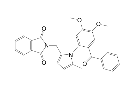 2-{[1-(2-Benzoyl-4,5-dimethoxyphenyl)-5-methyl-1H-pyrrol-2-yl]methyl}-1H-isoindole-1,3(2H)-dione