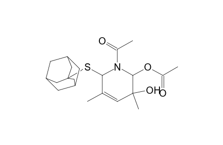 2,3-Pyridinediol, 1-acetyl-1,2,3,6-tetrahydro-3,5-dimethyl-6-(tricyclo[3.3.1.1(3,7)]dec-1 -ylthio)-, 2-acetate