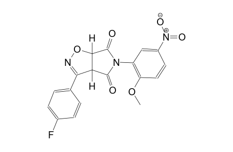 (3aR,6aS)-3-(4-fluorophenyl)-5-(2-methoxy-5-nitrophenyl)-3aH-pyrrolo[3,4-d]isoxazole-4,6(5H,6aH)-dione