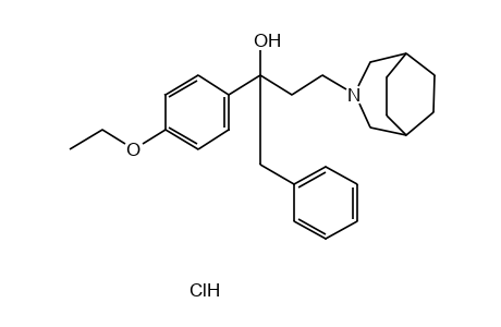 alpha-BENZYL-alpha-(p-ETHOXYPHENYL)-3-AZABICYCLO[3.2.2]NONANE-3-PROPANOL, HYDROCHLORIDE