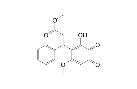 Benzenepropanoic acid, .beta.-(2-hydroxy-6-methoxy-3,4-dioxo-1,5-cyclohexadien-1-yl)-, methyl ester
