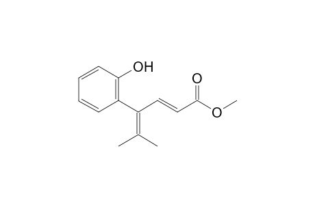 methyl (2E)-4-(2-hydroxyphenyl)-5-methyl-hexa-2,4-dienoate