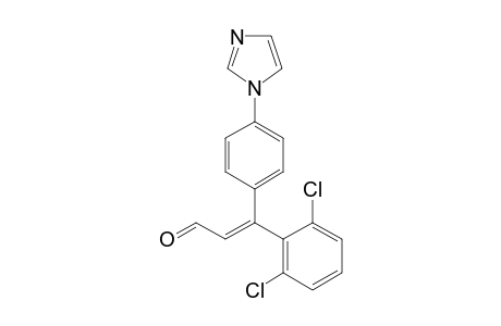 3-(2,6-Dichlorophenyl)-3-[4-(1H-imidazol-1-yl)phenyl]prop-2-en-1-one