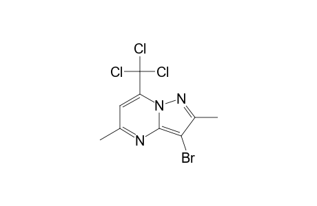 3-BROMO-7-TRICHLOROMETHYL-2,5-DIMETHYLPYRAZOLO-[1,5-A]-PYRIMIDINE